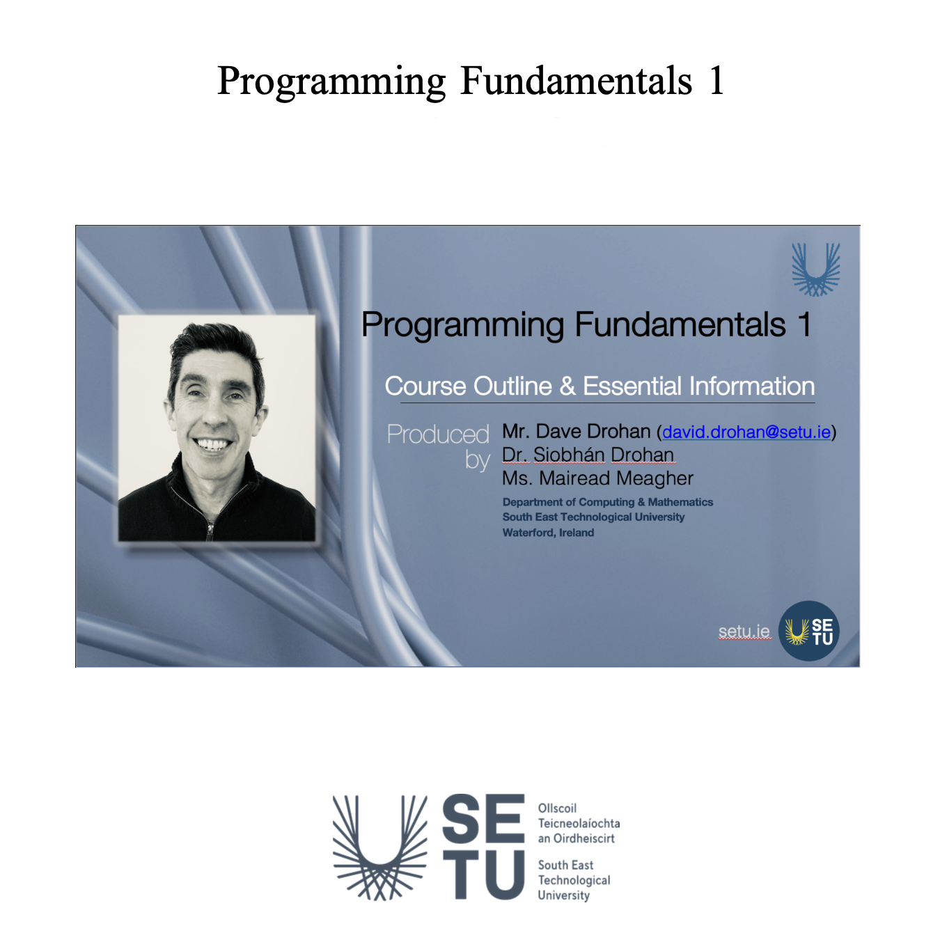 Module Description and Assessment Details