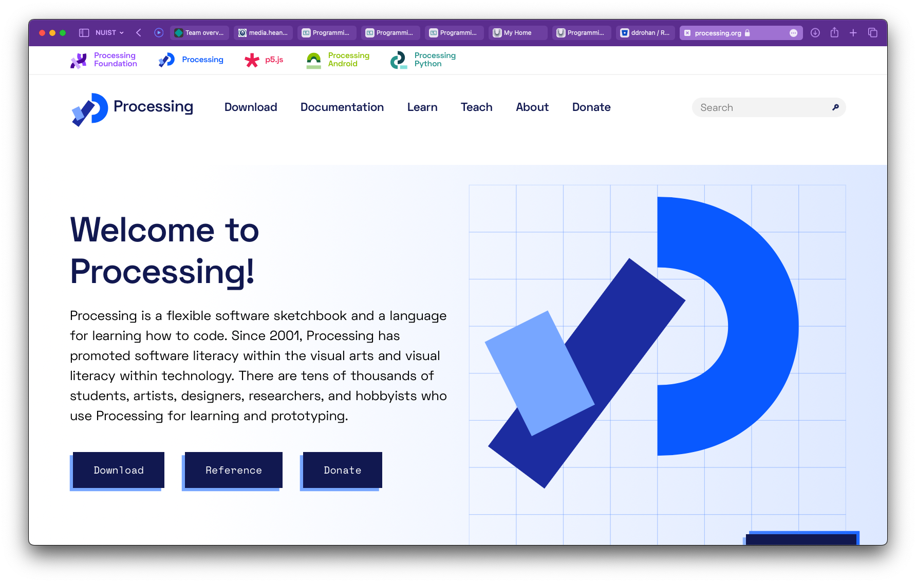 The processing website