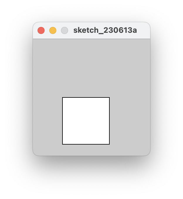 Using the float data type to set the coordinates of a square