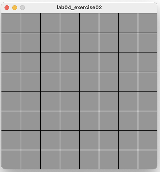 Chess Board using line method